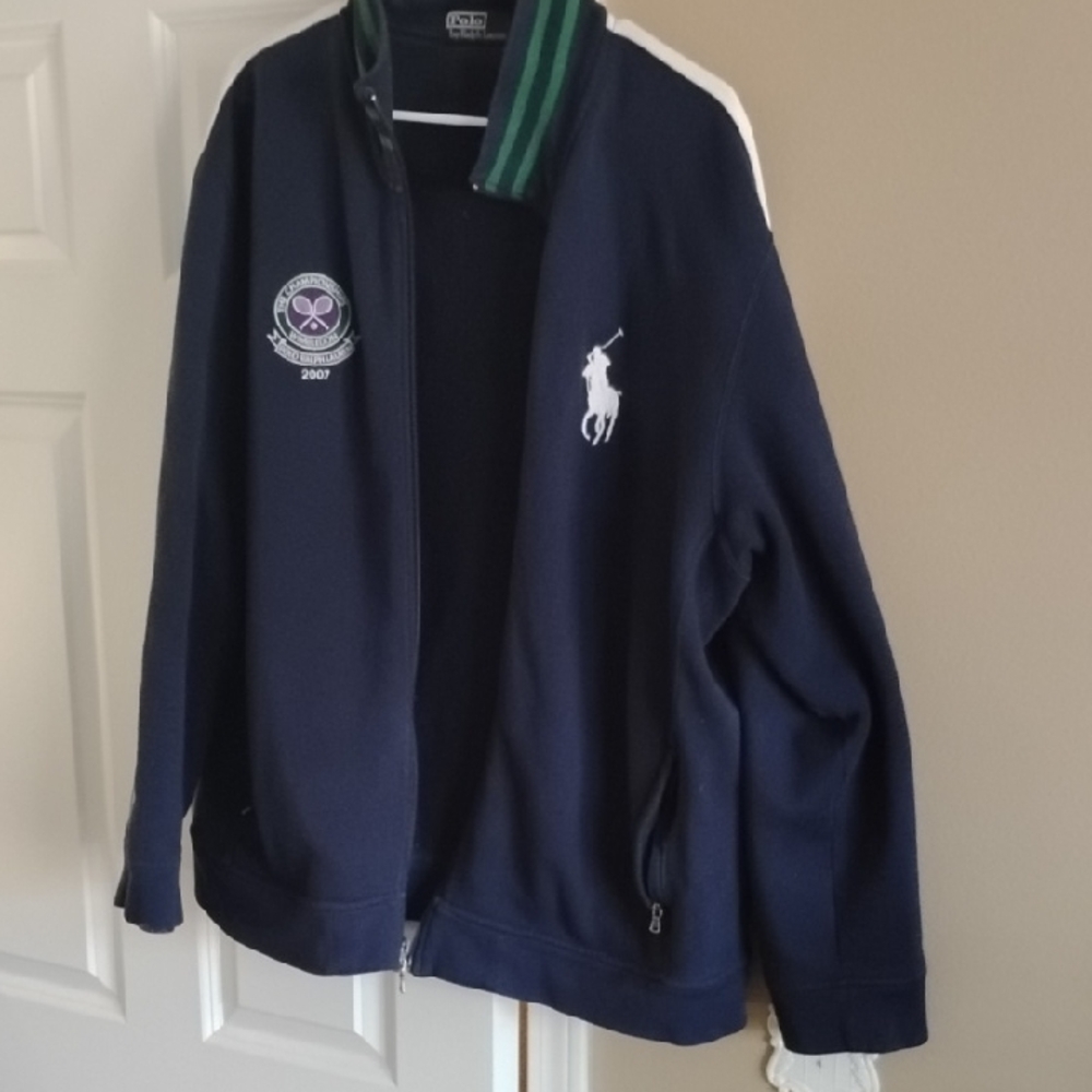 Wimbledon The Championships Polo by Ralph Lauren Blue Jacket